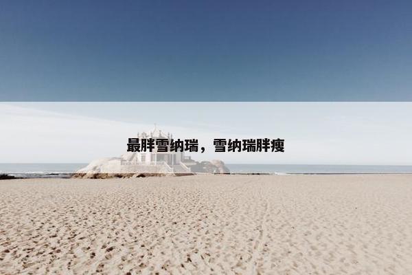 最胖雪纳瑞，雪纳瑞胖瘦