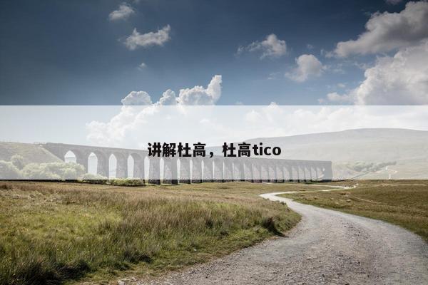 讲解杜高，杜高tico