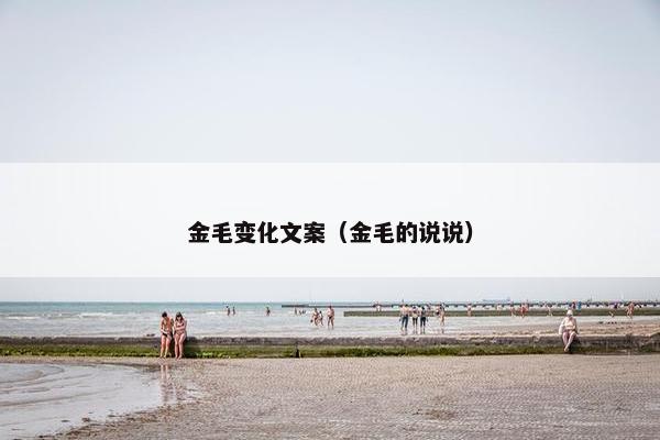 金毛变化文案（金毛的说说）