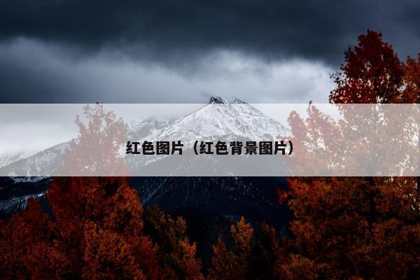 红色图片（红色背景图片）