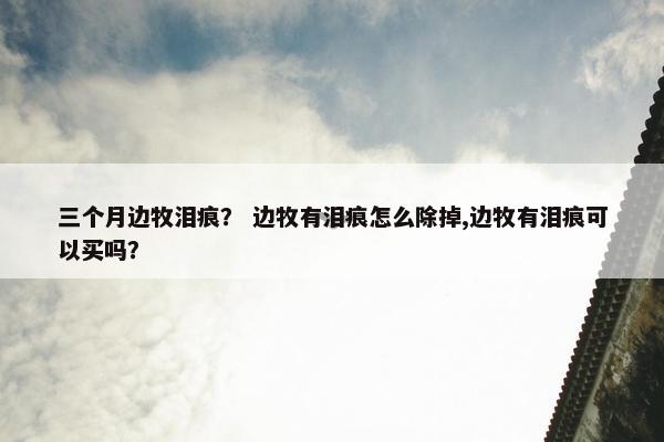 三个月边牧泪痕？ 边牧有泪痕怎么除掉,边牧有泪痕可以买吗？