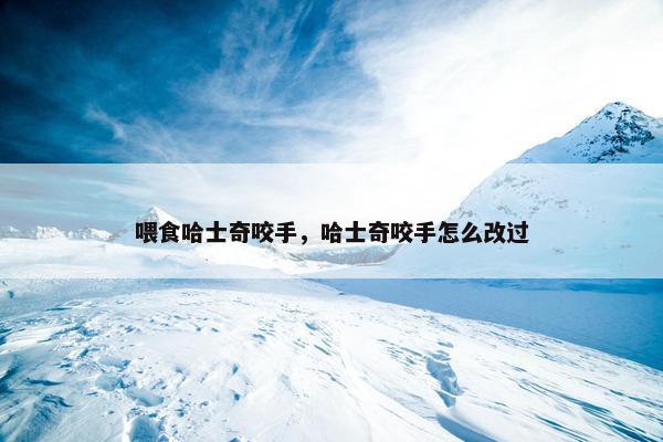 喂食哈士奇咬手，哈士奇咬手怎么改过