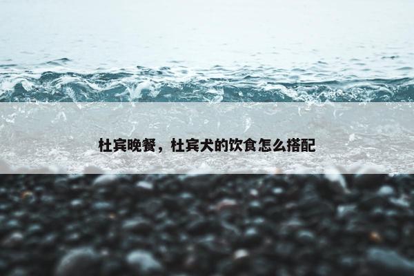 杜宾晚餐，杜宾犬的饮食怎么搭配