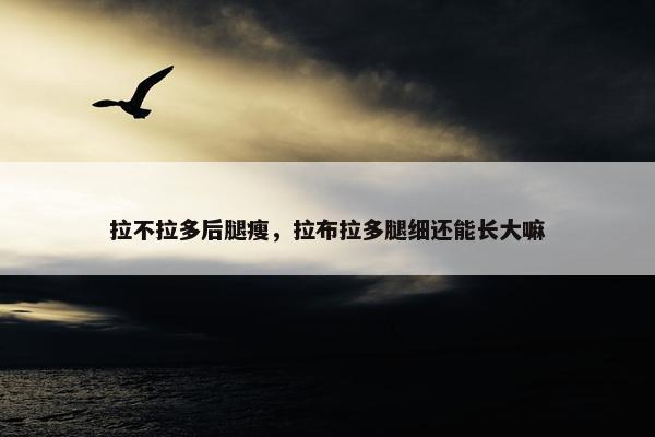 拉不拉多后腿瘦，拉布拉多腿细还能长大嘛