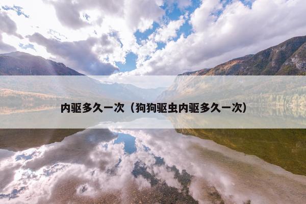 内驱多久一次（狗狗驱虫内驱多久一次）