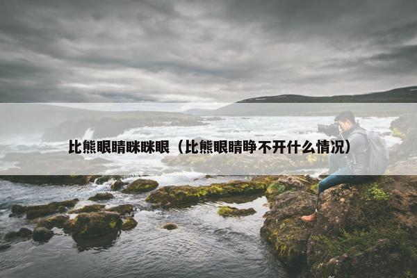 比熊眼睛眯眯眼（比熊眼睛睁不开什么情况）