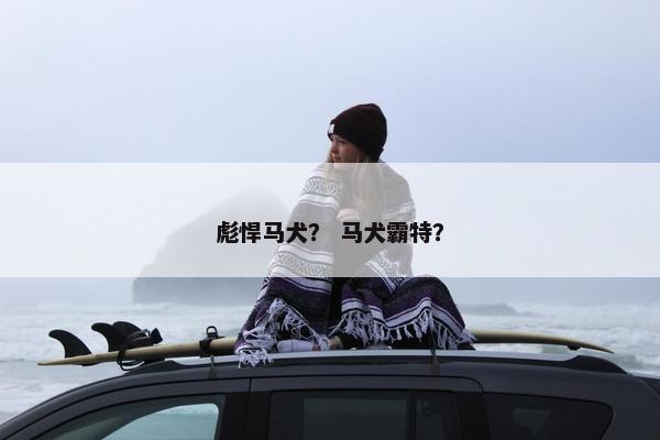 彪悍马犬？ 马犬霸特？