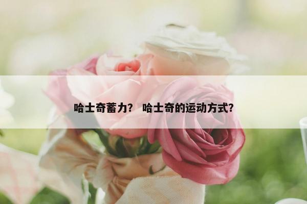 哈士奇蓄力？ 哈士奇的运动方式？