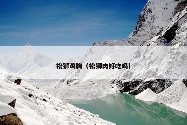 松狮鸡胸(松狮肉好吃吗) 松狮鸡胸(松狮肉好吃吗)