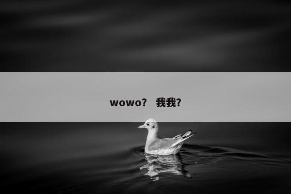 wowo？ 我我？