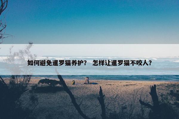 如何避免暹罗猫养护？ 怎样让暹罗猫不咬人？