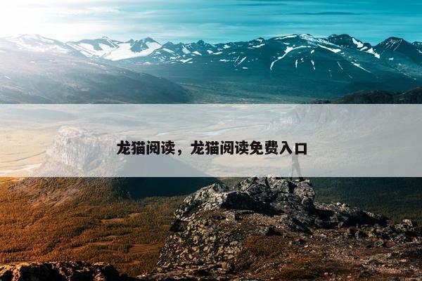 龙猫阅读，龙猫阅读免费入口