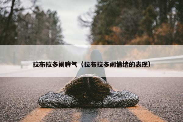 拉布拉多闹脾气（拉布拉多闹情绪的表现）