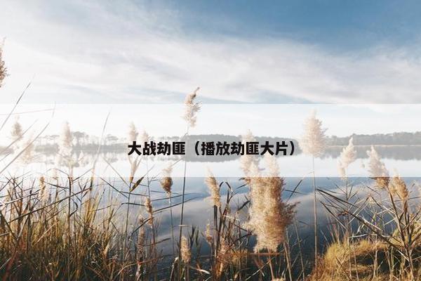 大战劫匪（播放劫匪大片）