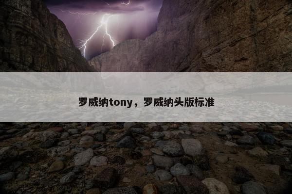 罗威纳tony，罗威纳头版标准