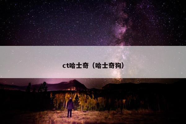 ct哈士奇(哈士奇狗) ct哈士奇(哈士奇狗)
