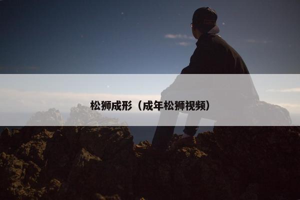 松狮成形(成年松狮视频) 松狮成形(成年松狮视频)