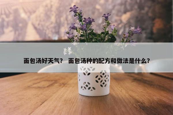 面包汤好天气? 面包汤种的配方和做法是什么?