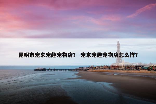 昆明市宠来宠趣宠物店? 宠来宠趣宠物店怎么样?