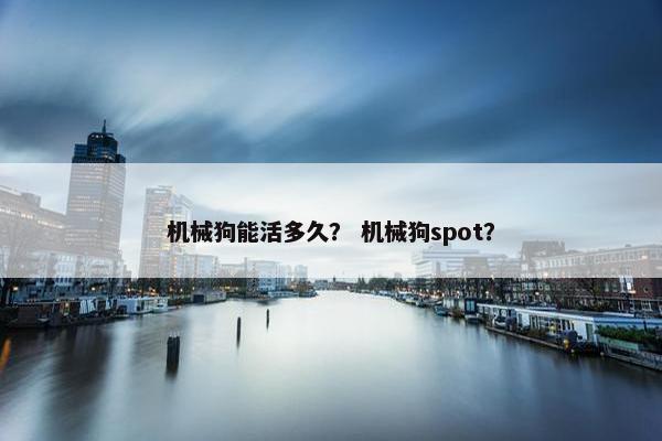 机械狗能活多久? 机械狗spot?