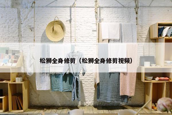松狮全身修剪（松狮全身修剪视频）