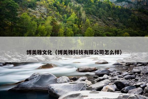 博美雅文化(博美雅科技有限公司怎么样)