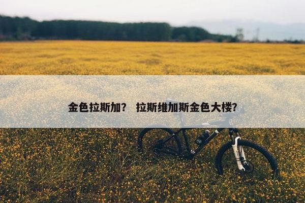 金色拉斯加？ 拉斯维加斯金色大楼？