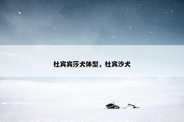 杜宾宾莎犬体型，杜宾沙犬