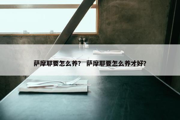 萨摩耶要怎么养？ 萨摩耶要怎么养才好？