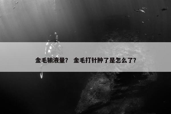 金毛输液量？ 金毛打针肿了是怎么了？