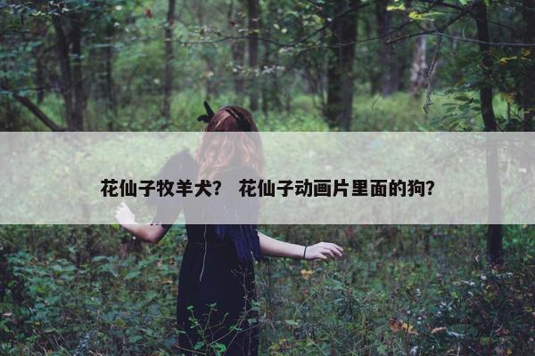 花仙子牧羊犬？ 花仙子动画片里面的狗？