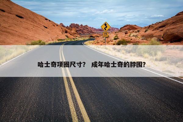哈士奇项圈尺寸? 成年哈士奇的脖围?