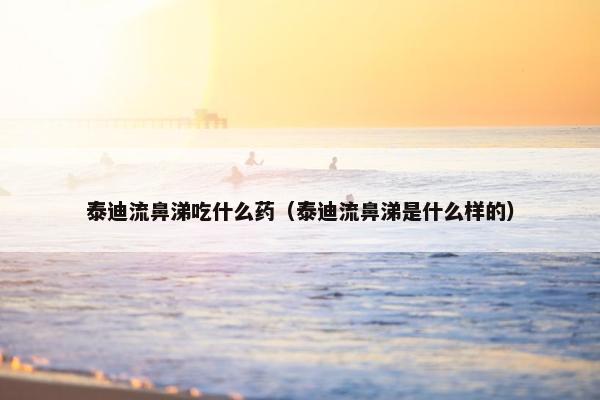 泰迪流鼻涕吃什么药(泰迪流鼻涕是什么样的)