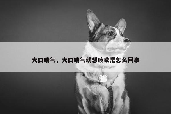 大口喘气,大口喘气就想咳嗽是怎么回事