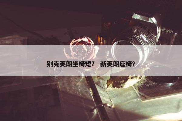 别克英朗坐椅短? 新英朗座椅?