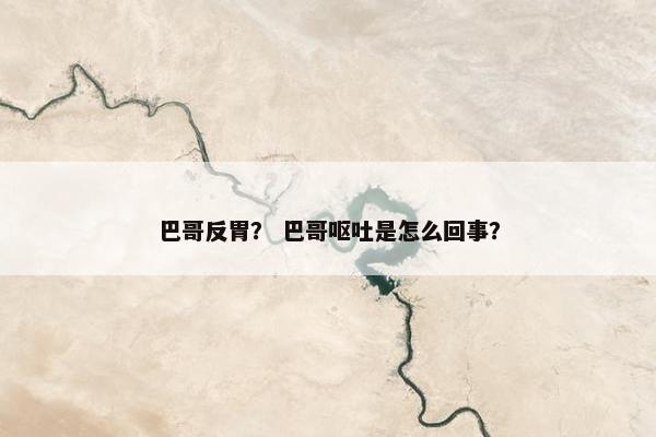 巴哥反胃？ 巴哥呕吐是怎么回事？