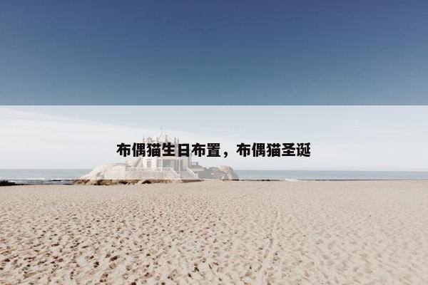 布偶猫生日布置，布偶猫圣诞