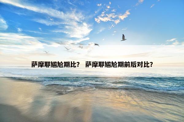 萨摩耶尴尬期比？ 萨摩耶尴尬期前后对比？