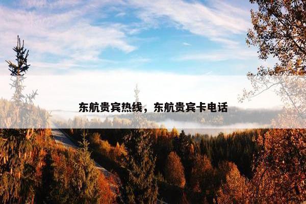 东航贵宾热线，东航贵宾卡电话