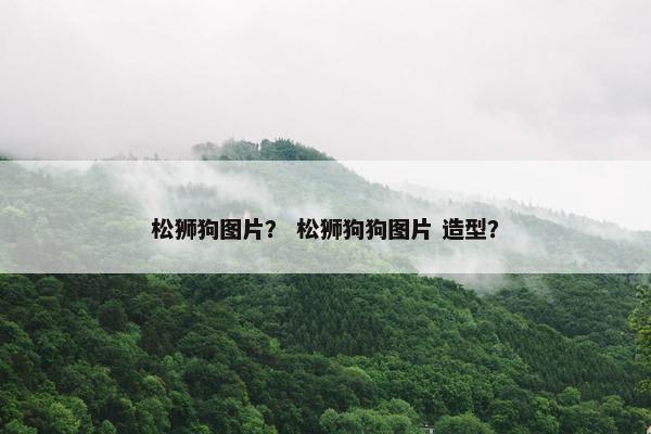 松狮狗图片？ 松狮狗狗图片 造型？