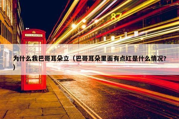为什么我巴哥耳朵立(巴哥耳朵里面有点红是什么情况?)
