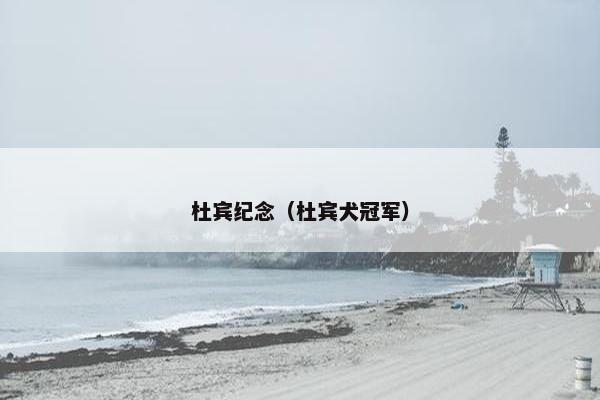 杜宾纪念(杜宾犬冠军)