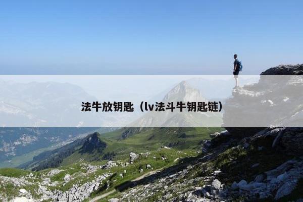 法牛放钥匙（lv法斗牛钥匙链）