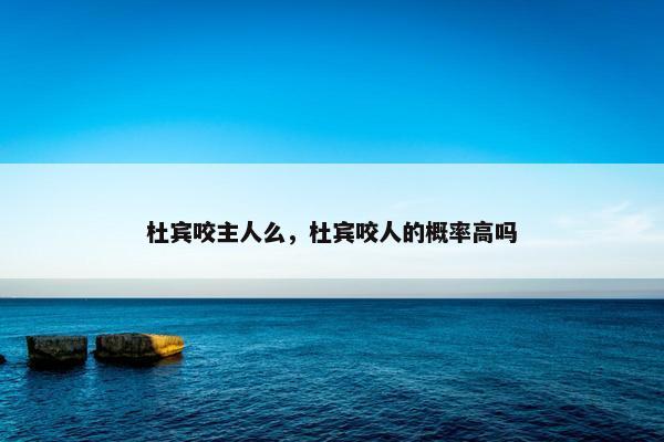 杜宾咬主人么,杜宾咬人的概率高吗